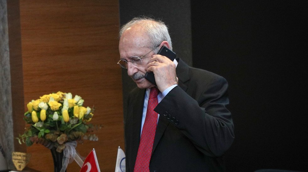 Kılı&ccedil;daroğlu, liderlerle g&ouml;r&uuml;şt&uuml;