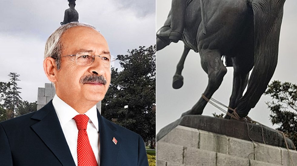 Kılı&ccedil;daroğlu'ndan Atat&uuml;rk heykeline yapılan saldırıya yorum