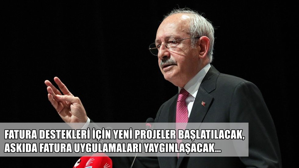 Kılı&ccedil;daroğlu'ndan CHP'li belediyelere &ldquo;fatura&rdquo; talimatı