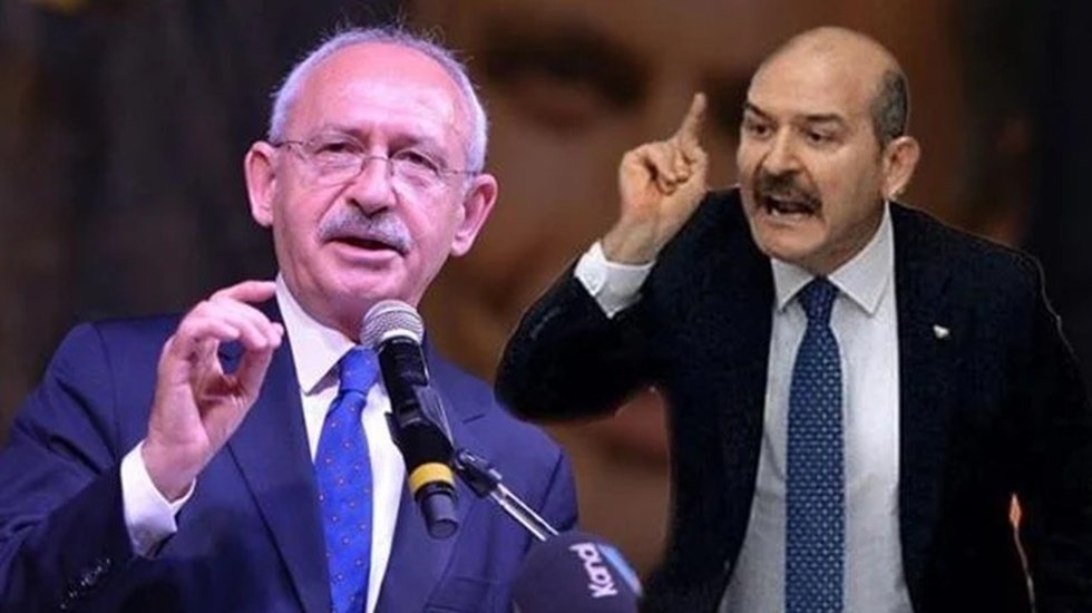 Bakan Soylu'dan Kılı&ccedil;daroğlu'na 1 milyon liralık 'hakaret davası'