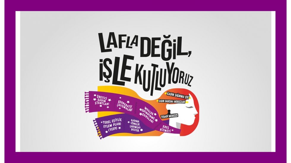 B&uuml;y&uuml;kşehir, &ldquo;Eşitlikte Birlik, Herkese Eşitlik&rdquo; diyerek kadınları etkinliklere davet ediyor