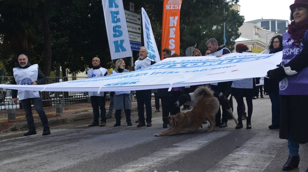 Can dostlar KESK&rsquo;in mitingine destek verdiler&hellip;