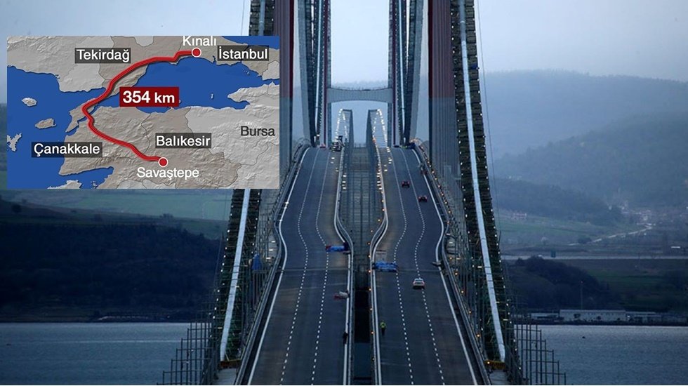 &Ccedil;anakkale K&ouml;pr&uuml;s&uuml;'nden ge&ccedil;mek kadar ulaşmak da paralı