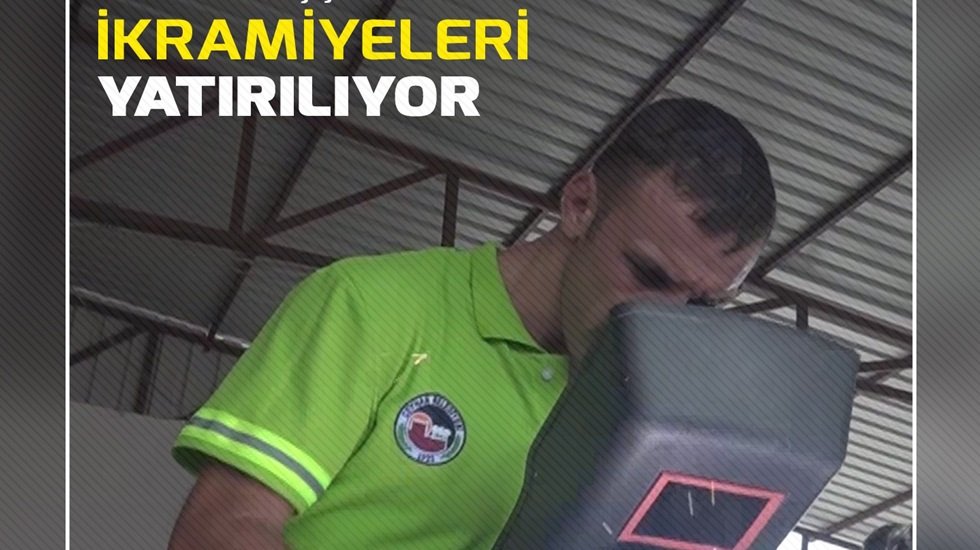 Ceyhan Belediyesinde kadrolu iş&ccedil;ilere ikramiye