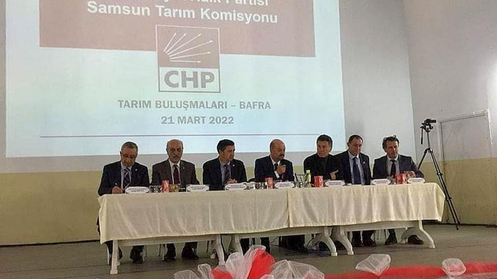 CHP Samsun il ve il&ccedil;e &ouml;rg&uuml;tlerinin tarım buluşması!