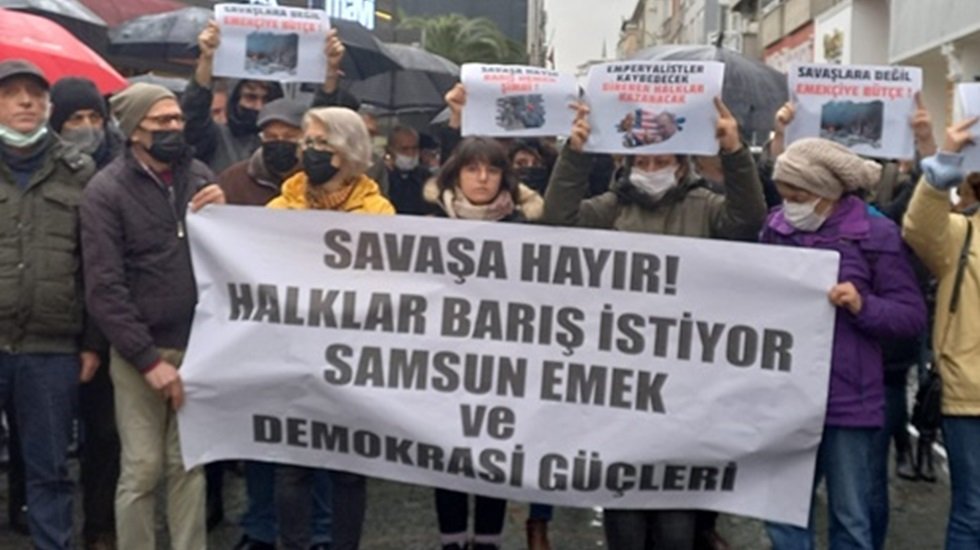&nbsp;Emperyalist savaşa karşı barışın sesini y&uuml;kseltelim!