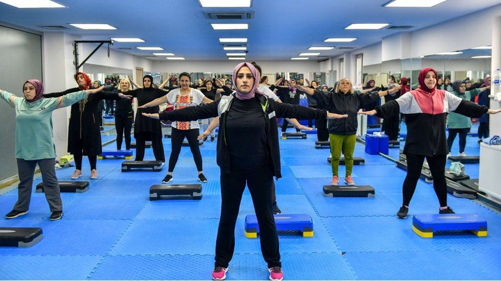 Esenyurt’ta Step Aerobike yoğun ilgi