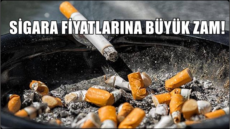 Bir sigara grubuna daha zam geldi…