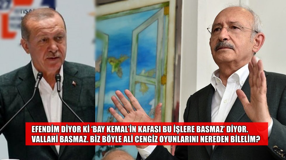 Kılı&ccedil;daroğlu&rsquo;ndan Erdoğan&rsquo;a &lsquo;Ali Cengiz&rsquo; yanıtı