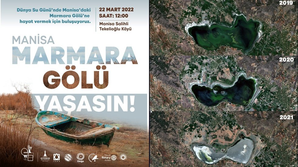 Marmara Gölü kampanyasına Manisa'dan büyük destek