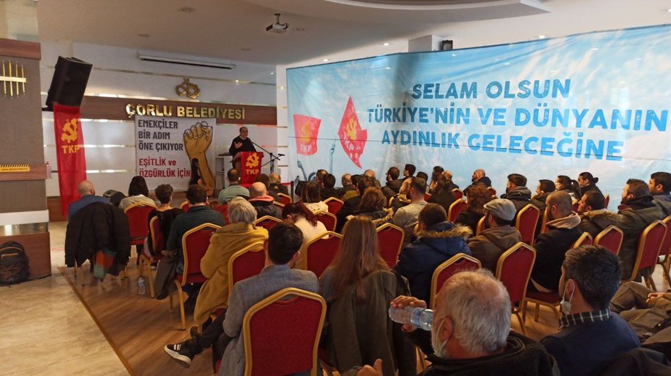 Tekirdağlı kom&uuml;nistler temsilcilerini se&ccedil;ti
