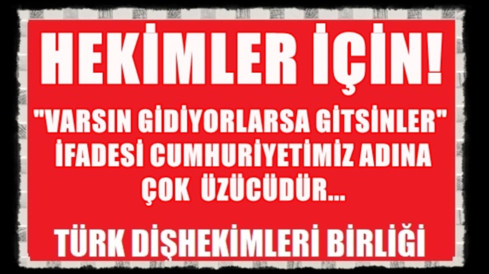 'Varsın Gidiyorlarsa Gitsinler' bakış acısı &ccedil;ok &uuml;z&uuml;c&uuml;d&uuml;r...