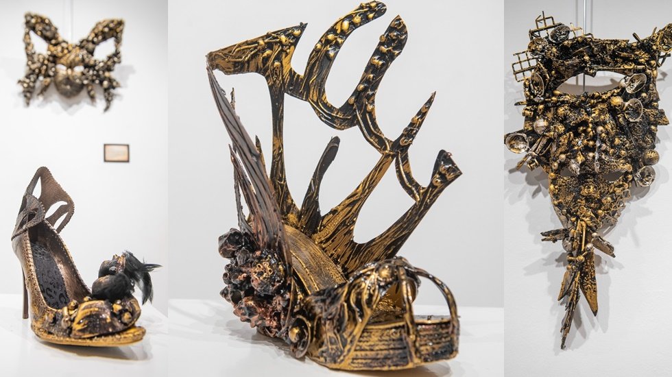 Atıklar sanat eserine dönüştü