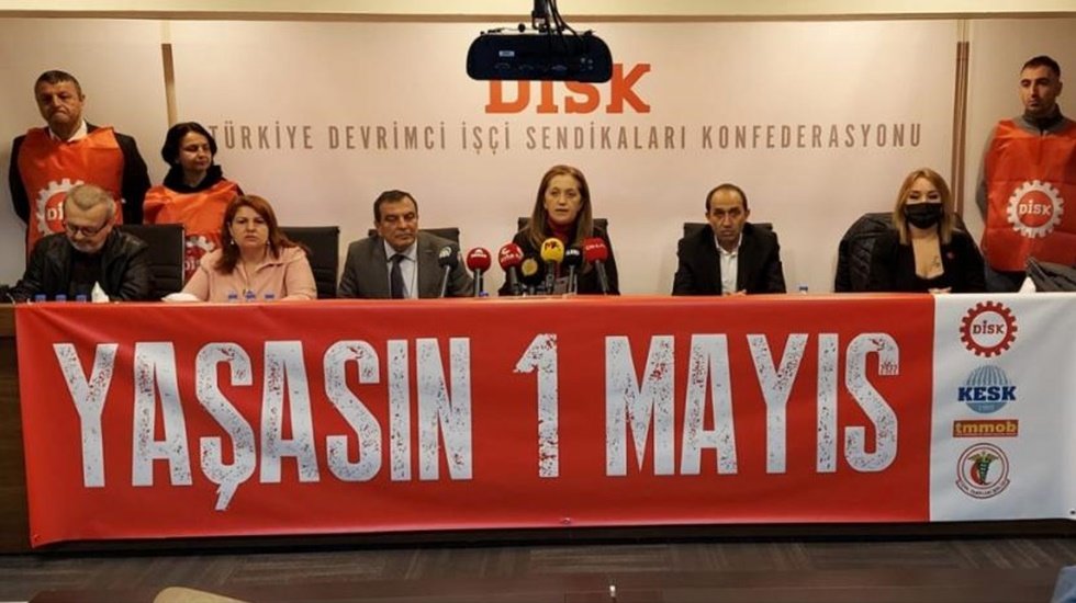 DİSK: 1 Mayıs'ta 13 b&ouml;lge, 24 şehir ve 25 meydanda alanlardayız!