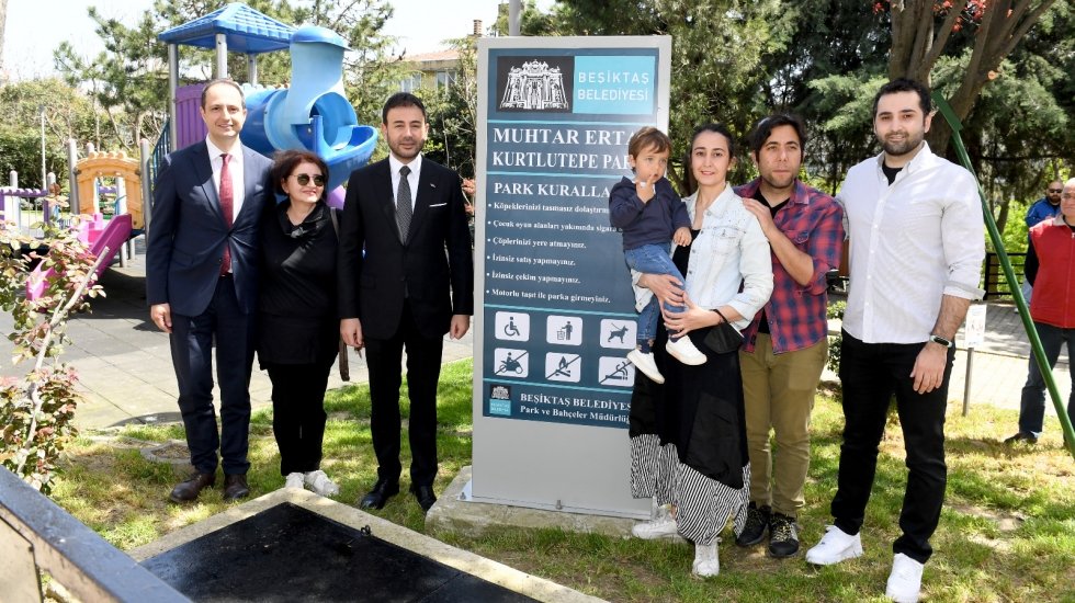 Ertan Kurtlutepe'nin adı Beşiktaş'taki parkta yaşayacak