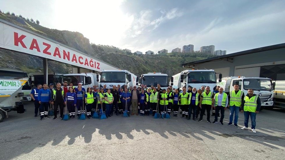 Grev bitti temizlik başladı...