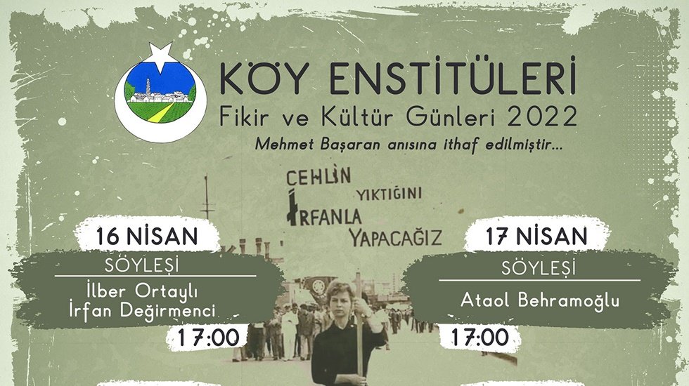 K&ouml;y Enstit&uuml;leri Fikir ve K&uuml;lt&uuml;r G&uuml;nleri Ayvalık'ta başlıyor!