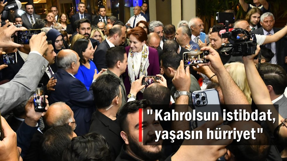 Meral Akşener'e Antalya'da &ccedil;oşkulu karşılama