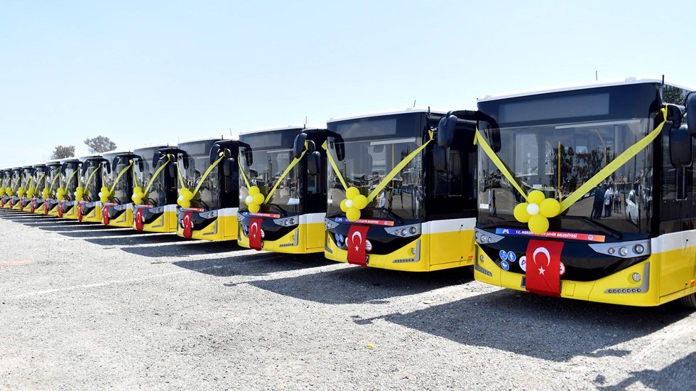 Mersinlilerin otob&uuml;s filosuna 34&rsquo;&uuml; k&ouml;r&uuml;kl&uuml; toplam 118 yeni otob&uuml;s katılacak