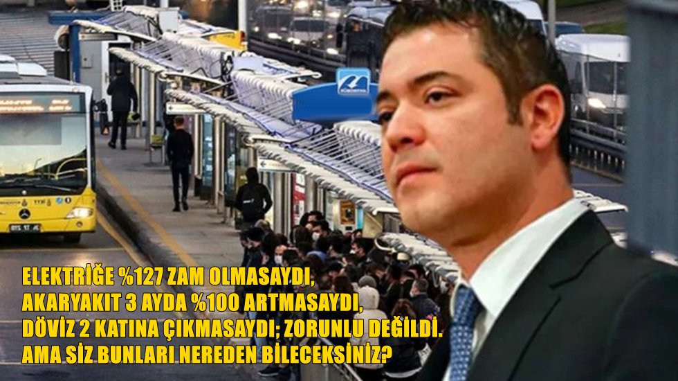 Ulaşım zammı tartışmasına İBB S&ouml;zc&uuml;s&uuml; Murat Ongun'dan yanıt