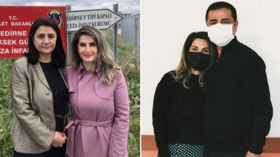 Başak Demirtaş, Selahattin Demirtaş'ı ziyaret etti