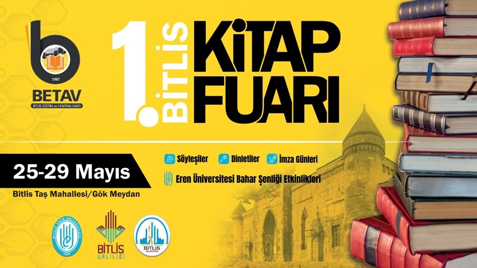 Bitlis&rsquo;te İlk Kez Kitap Fuarı Yapılıyor