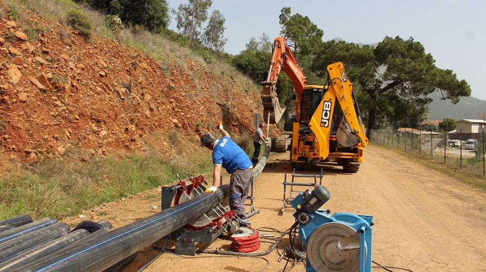 B&uuml;y&uuml;kşehir, Adrasan ve Olympos i&ccedil;me suyu hatlarını yeniliyor&nbsp;