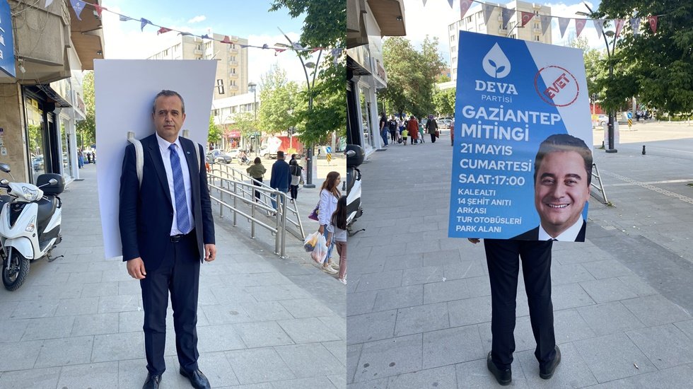 DEVA Partisi'ne 'afiş engeli': İl Başkanı &ccedil;&ouml;z&uuml;m&uuml; b&ouml;yle buldu