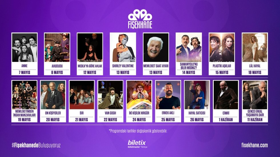 Fişekhane&rsquo;de mayıs boyunca tiyatro baharı yaşanacak