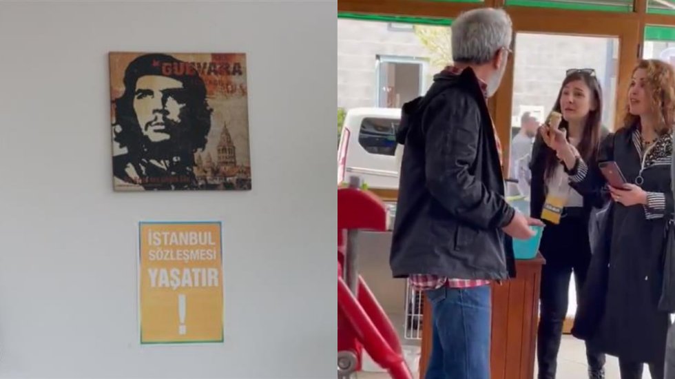 Rizeli esnaftan Nagehan Alçı'ya Che Guevara tepkisi: Özür dileyeceksin