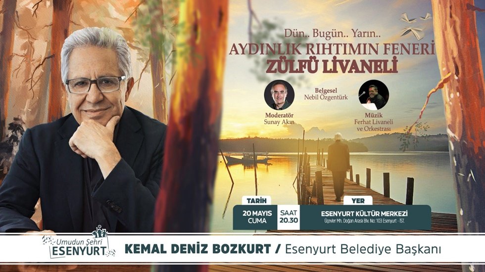 Z&uuml;lf&uuml; Livaneli Esenyurt&rsquo;a geliyor