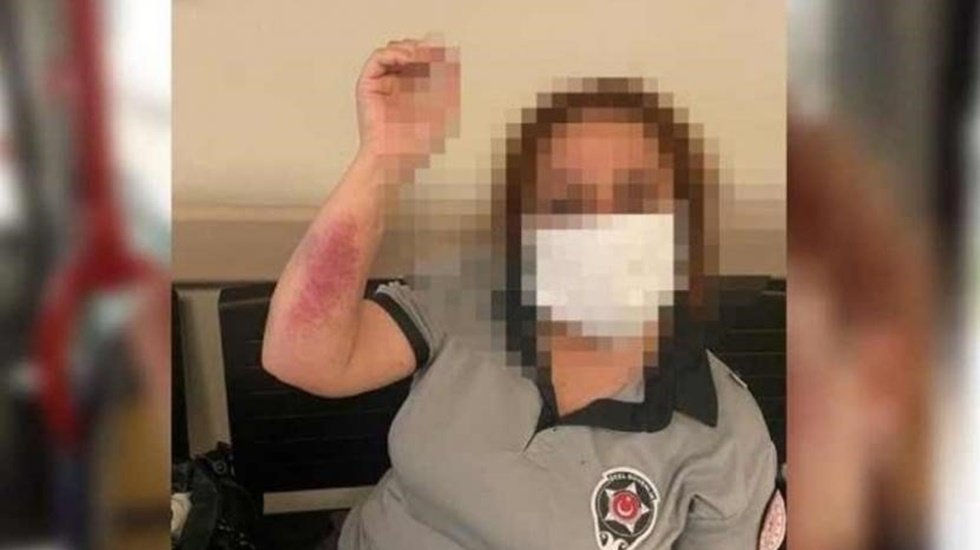 AKP&rsquo;li meclis &uuml;yesinin eşi kadın g&uuml;venlik g&ouml;revlisini darp etti