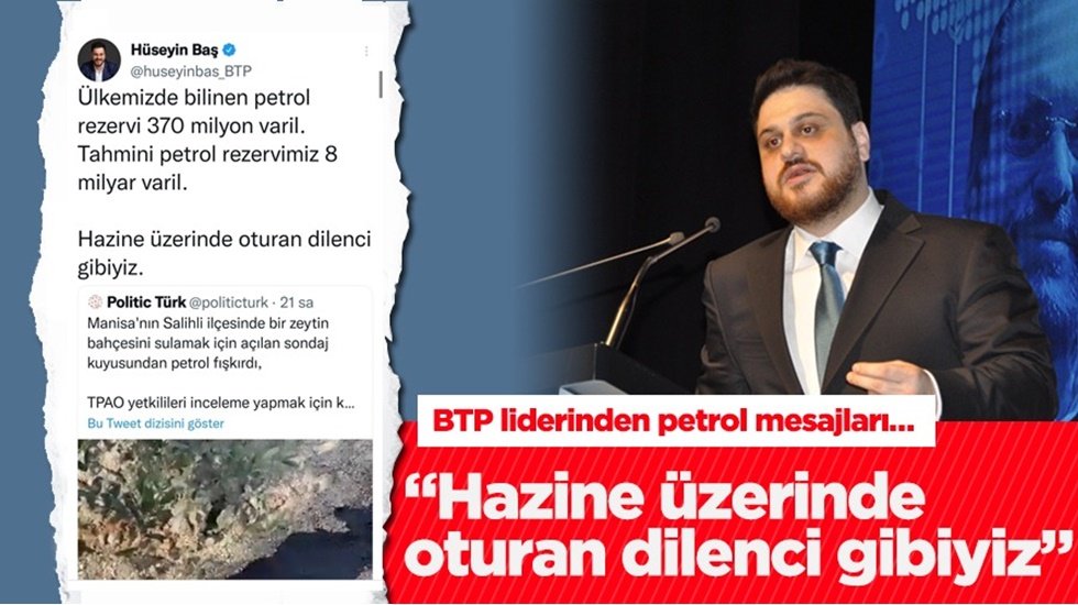 Baş: &ldquo;Tahmini petrol rezervimiz 8 milyar varil&rdquo;