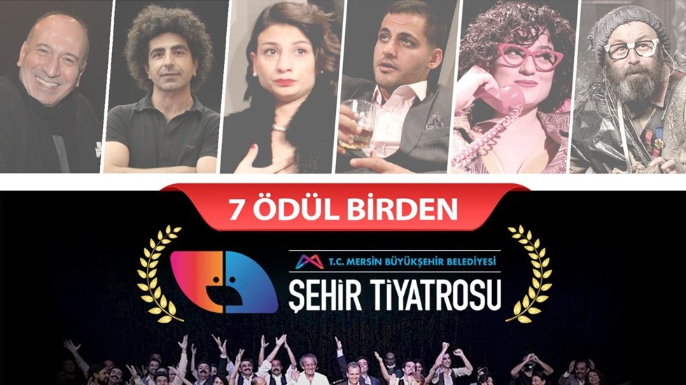 B&uuml;y&uuml;kşehir&rsquo;in Şehir Tiyatrosuna 7 &ouml;d&uuml;l&hellip;