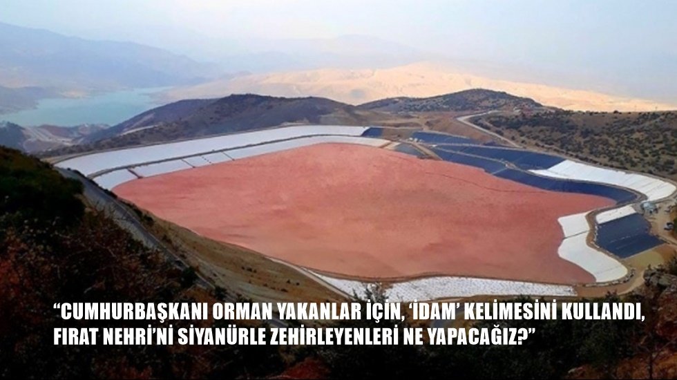 CHP&rsquo;li Başkan Binzet Fırat Nehri i&ccedil;in Erdoğan&rsquo;ın &ldquo;İdam&rdquo; &ccedil;ıkışını hatırlattı