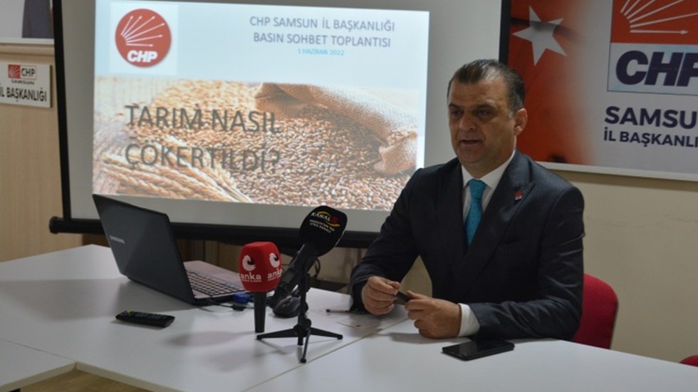 CHP'li T&uuml;rkel: "Samsun k&ouml;yl&uuml;s&uuml; AKP&rsquo;nin ipoteği altında kıvranıyor"