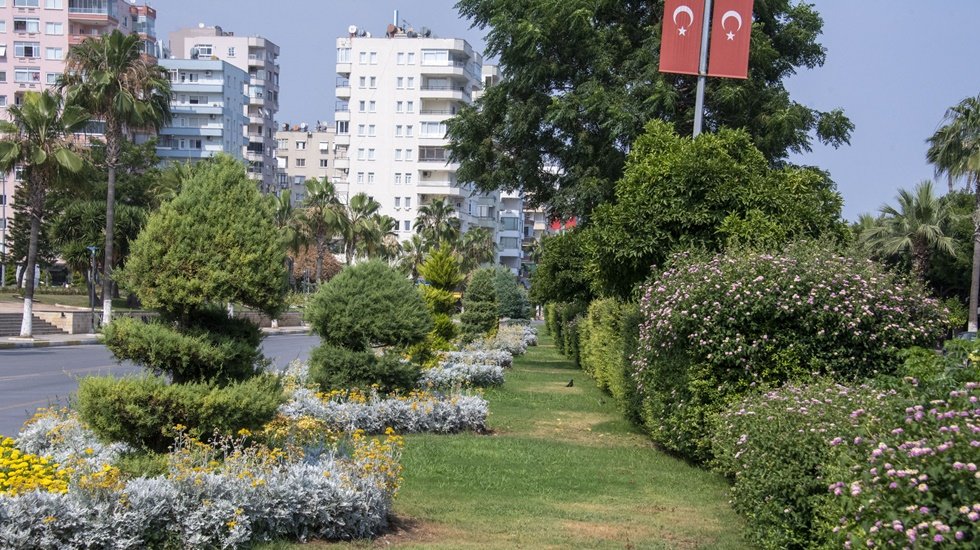 Mevsimlik değil, daha uzun &ouml;m&uuml;rl&uuml; bitkilerle Mersin yeşile doyuyor