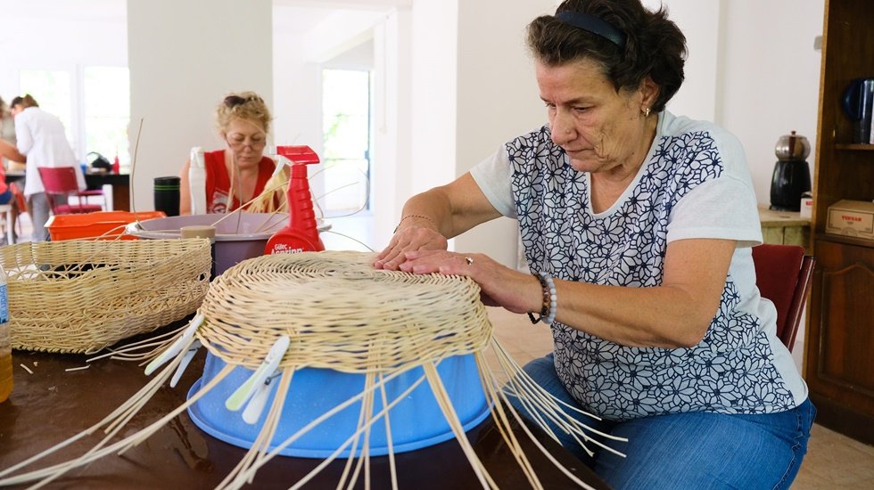Unutulmaya y&uuml;z tutmuş sepet &ouml;rme geleneği yeniden canlandı