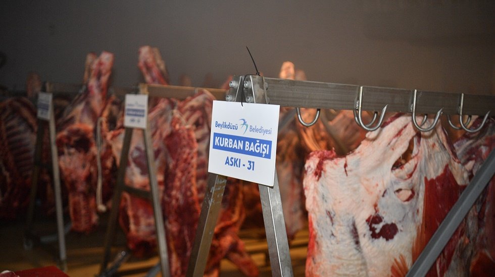 30 ton kurban ihtiyaç sahibi 7 bin 462 aileye paylaştırılacak