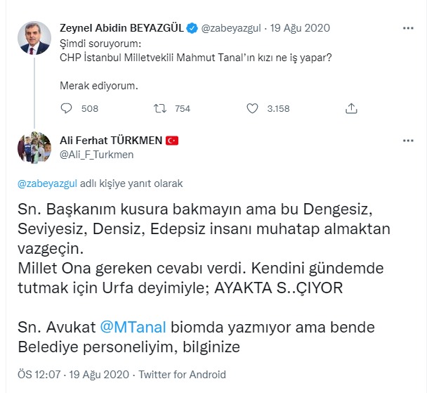 https://yenisoluk.com/uploads/2022/07/Ali Ferhat T&uuml;rkmen hakaret mesajı