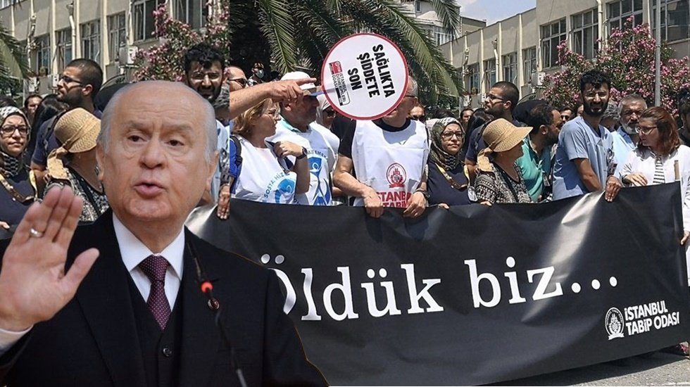Bah&ccedil;eli&rsquo;nin Hedef g&ouml;sterdiği doktorlardan tepki: 'Farz edin ki gittik işte!'