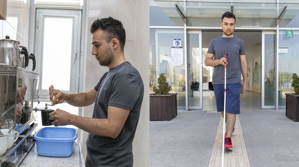 Büyükşehir’den görme engelliler için ‘Bağımsız Hareket Becerileri’ kursu
