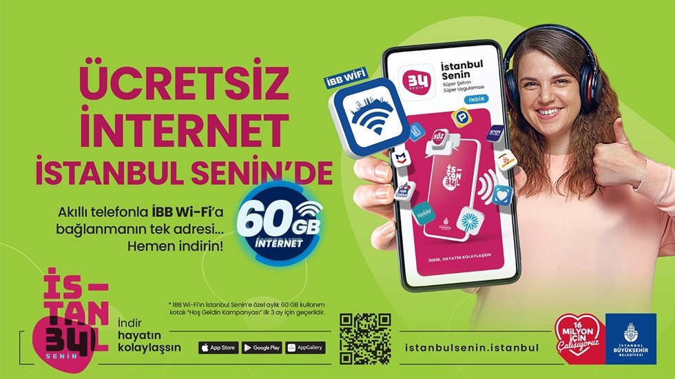 İBB Wİ-Fİ ‘İstanbul Senin’ 21 Temmuz’dan itibaren İstanbulluların hizmetinde