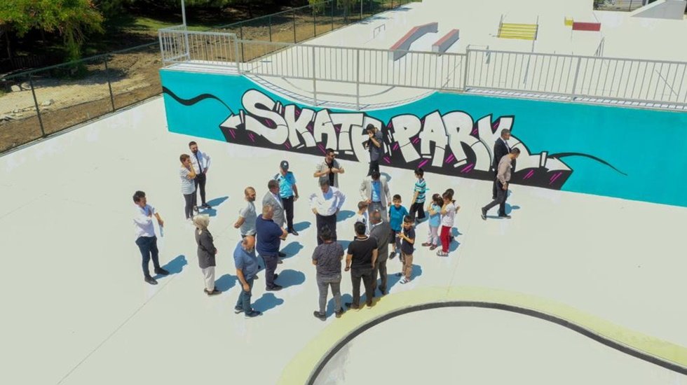 İlçede bir ilk olan Skate Park bitmek üzere