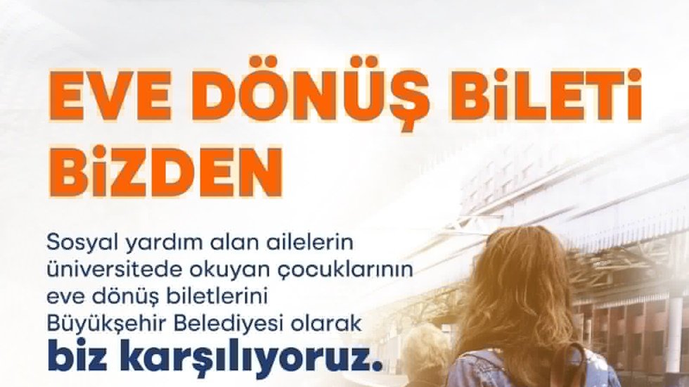 İzmir B&uuml;y&uuml;kşehir &ldquo;Askıda Bilet&rdquo; ile &ouml;ğrencileri ailelerine kavuşturuyor