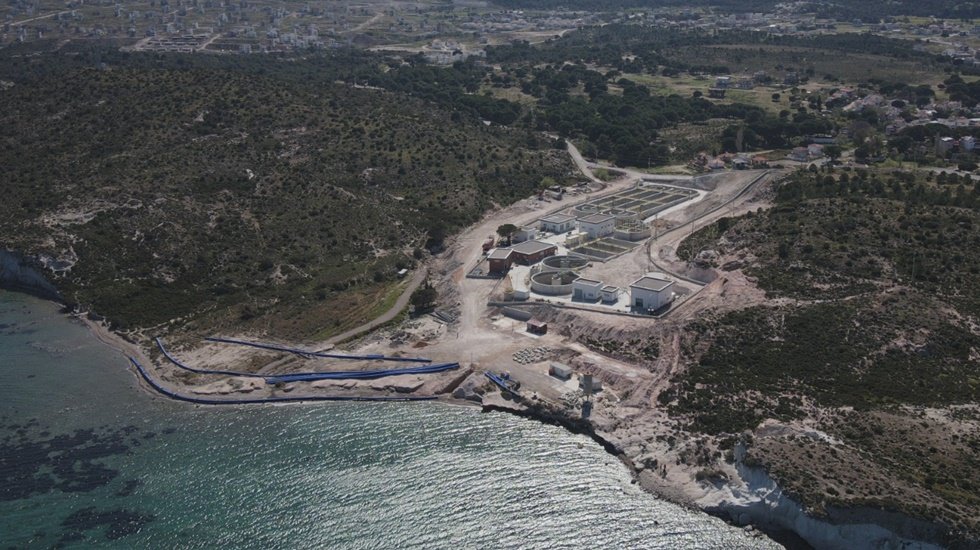 İzmir&rsquo;in 70&rsquo;inci atık su arıtma tesisi Mordoğan&rsquo;da hizmete giriyor