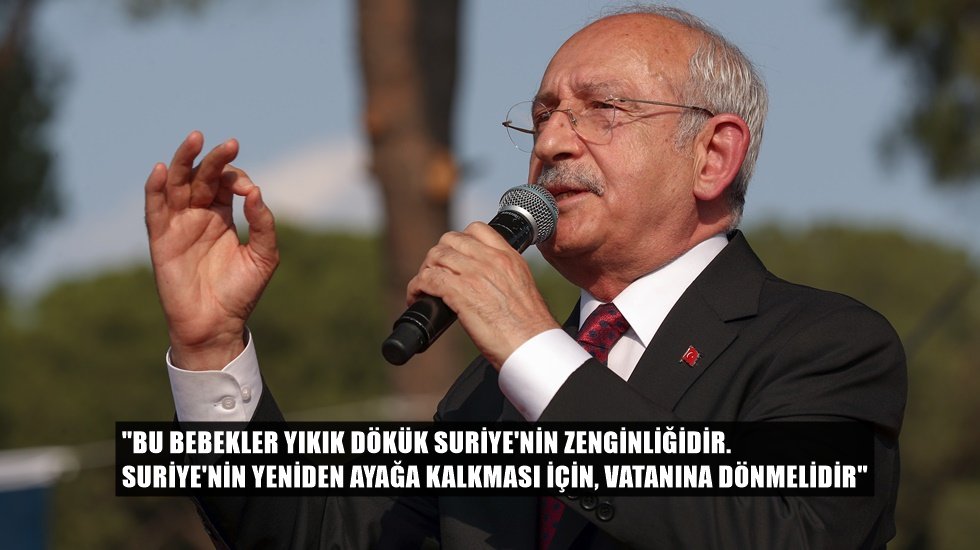 Kılı&ccedil;daroğlu'ndan Bakan Soylu'nun '700 bin Suriyeli bebek' a&ccedil;ıklamasına yanıt...