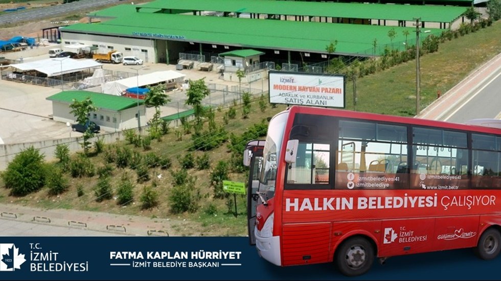 Kurbanlık almaya &uuml;cretsiz ring servisi yarın başlıyor