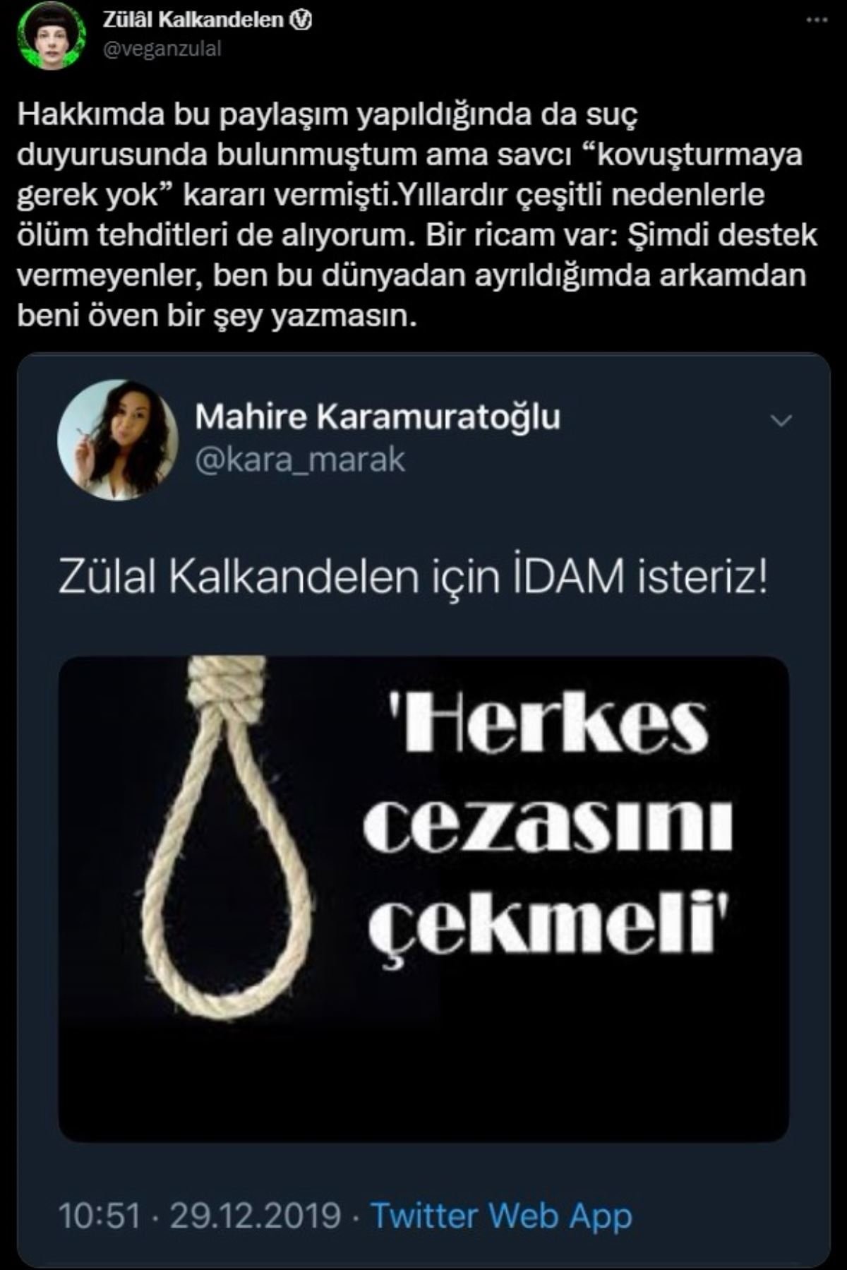 https://yenisoluk.com/uploads/2022/08/Yazar Z&uuml;lal Kalkandelene &ouml;l&uuml;m tehditler