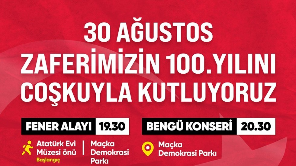 Büyük Zaferin 100. Yılı Şişli’de Coşkuyla Kutlanacak